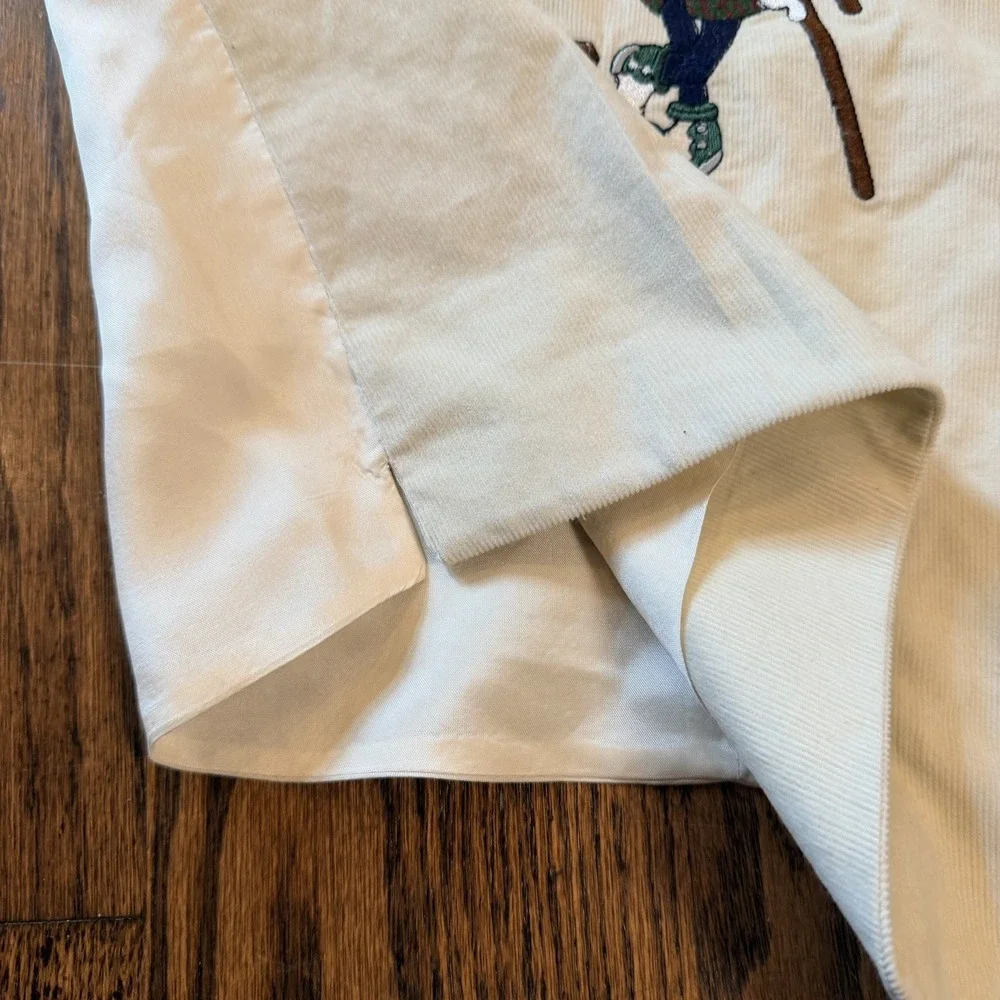 Unisex Bugs Bunny Daffy Duck Vintage Vest Embroidered‎ 1993 Looney Tunes XL
